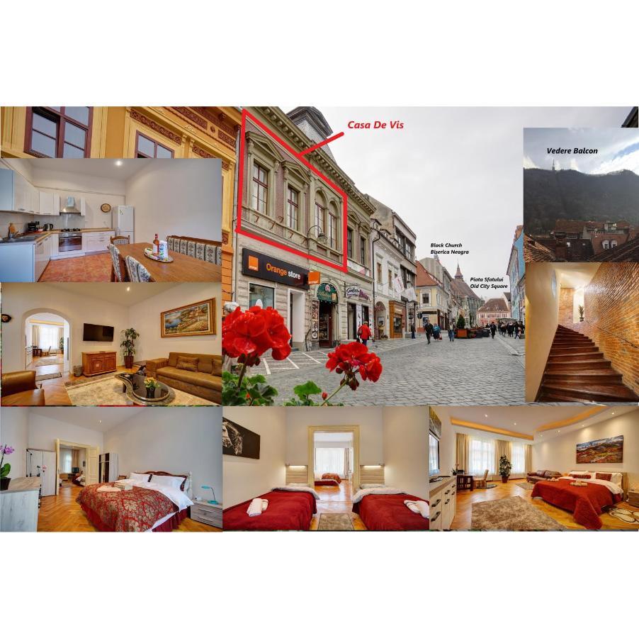 Casa De Vis, Brasov Old City Centre Lejlighed Eksteriør billede